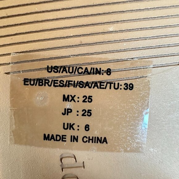 The Drop Women's Size 8 Paris Square Toe Two Strap Flat Sandal Lavendar Summer - Picture 3 of 4